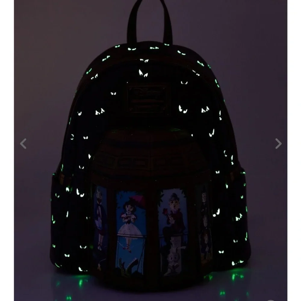 Loungefly Disney The Haunted Mansion Stretching Room Portraits Mini Backpack